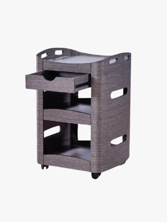 Beauty trolley dark grey,cosmoporto