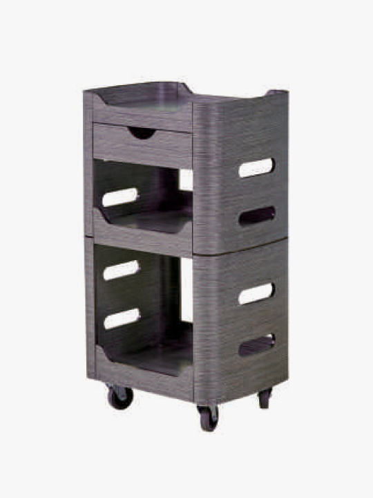 Beauty trolley dark grey,cosmoporto