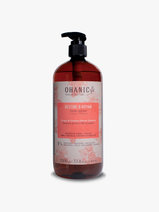 Restore & repair shampoo 1000ml, cosmoporto