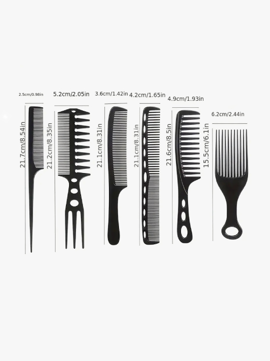 6 PCS HAIR COMB SET,cosmoporto