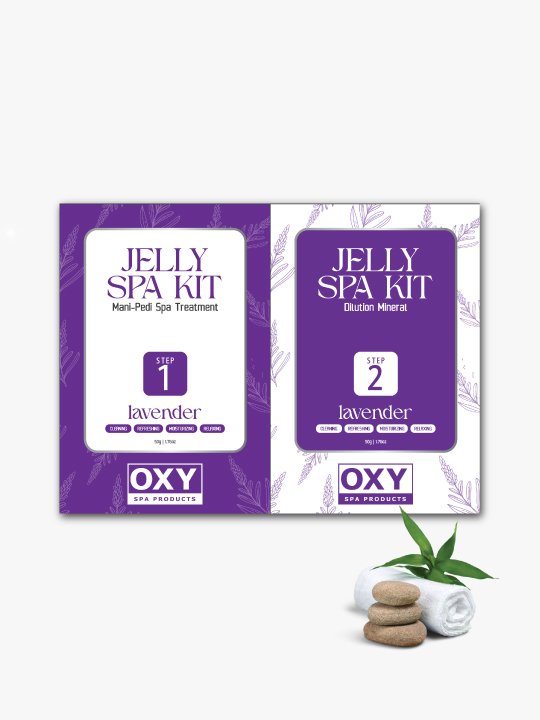 oxy spa jelly spa kit lavender, dubai, uae