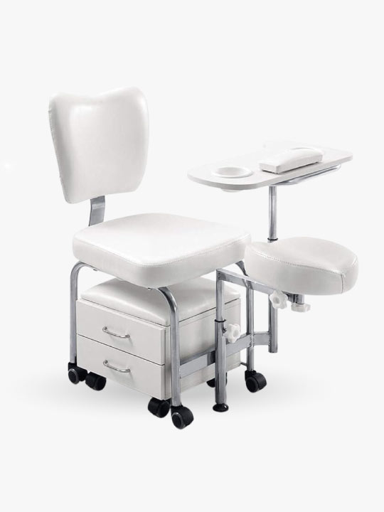 Multi-purpose professional nail table with trolley, cosmoporto