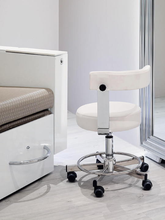 special adjustable beauty stool