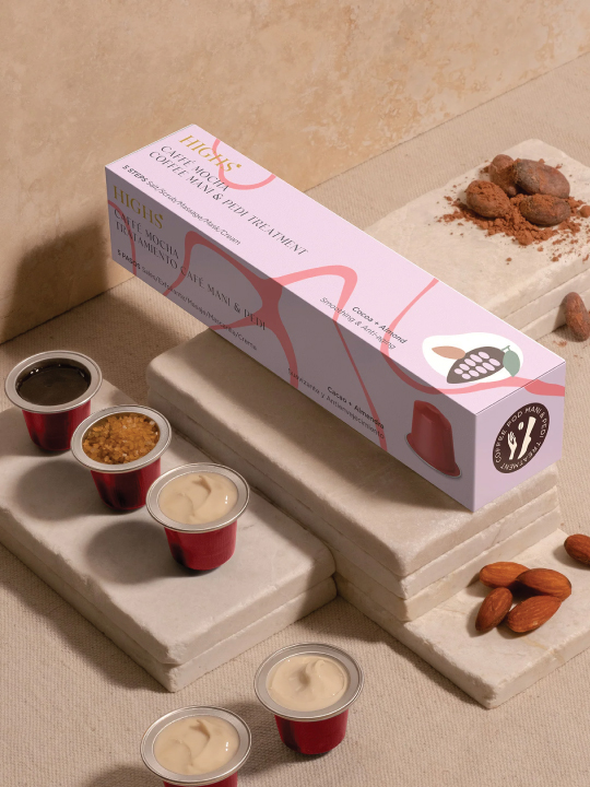 Cafe mocha coffee mani-pedi treatment,cosmoporto